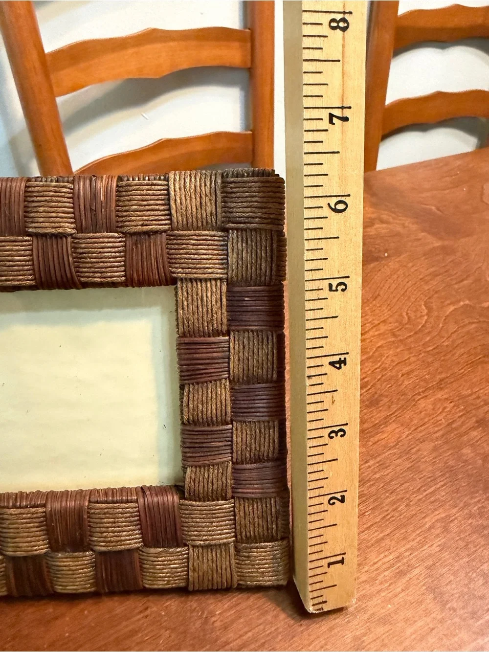 Woven Brown Decorative Picture Frame